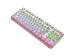 Teclado Gaming TRUMSEN K100 RGB (Mecânico - Português - Blanco )