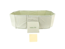 Bañera Grande Portátil Plegable Para Bebés Con Tapón De Drenaje, Fácil De Limpiar, Verde.