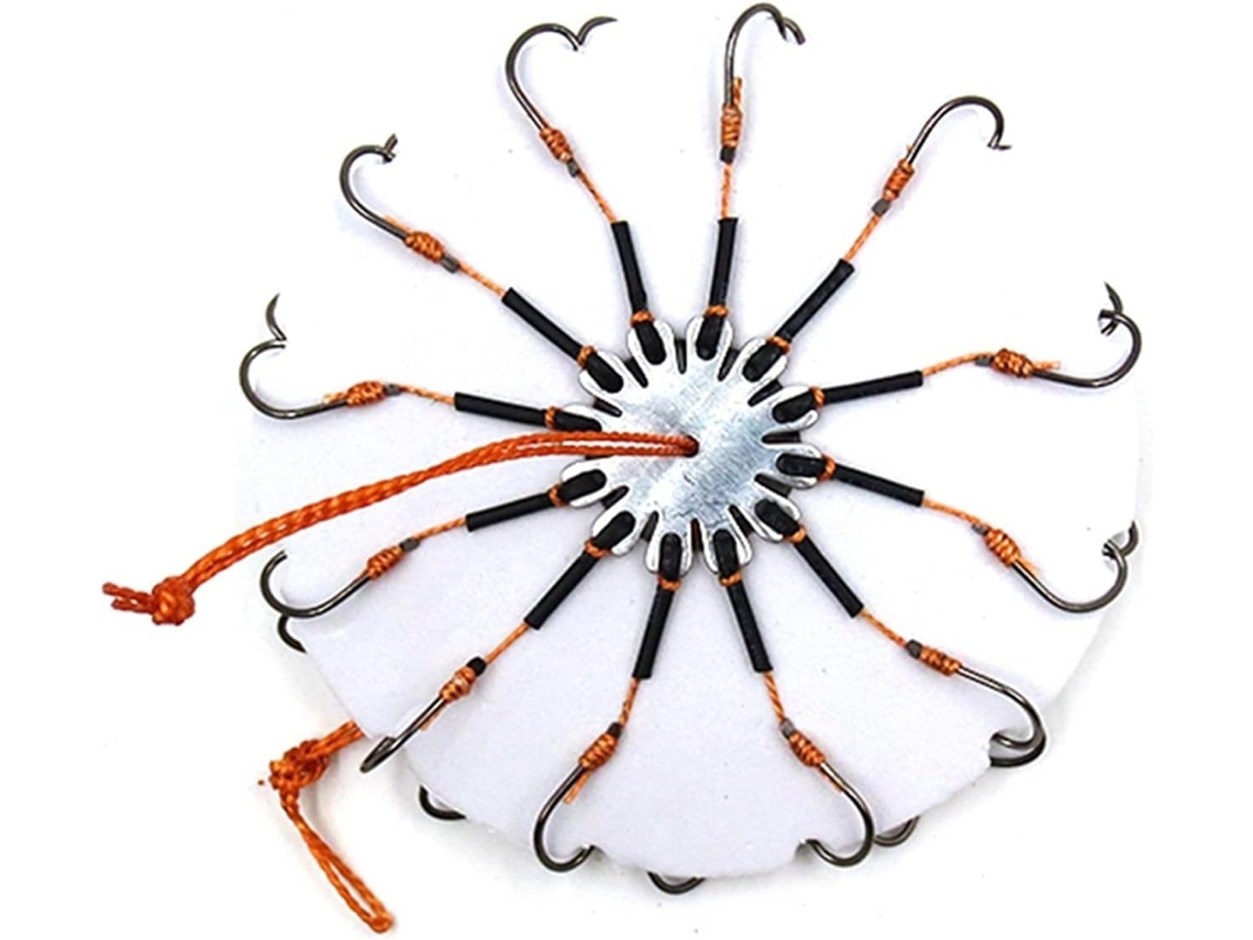 Juego De Anzuelos Circulares Portátiles Para Pesca Con Humedad, 2 Unidades/lote, Gancho En S Aletas Pesca, ...