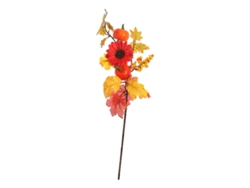 Rama de hoja de arce artificial, planta falsa estilo Slowmoose