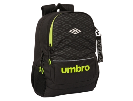 Mochila Escolar UMBRO Lima (Negro - Poliéster 600D)