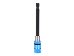 Barra De Extensión De Broca De Acero Endurecido De 1/4 De Pulgada Con Conexión Rápida Para Destornillador Eléctrico (100 Mm)