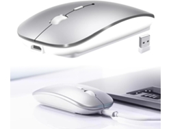 Bluetooth 2.4G inalámbrico, recargable, silencioso, compatible con MacBook Pro/Air/Mac/iPad/Notebook/Desktop/Mac/PC