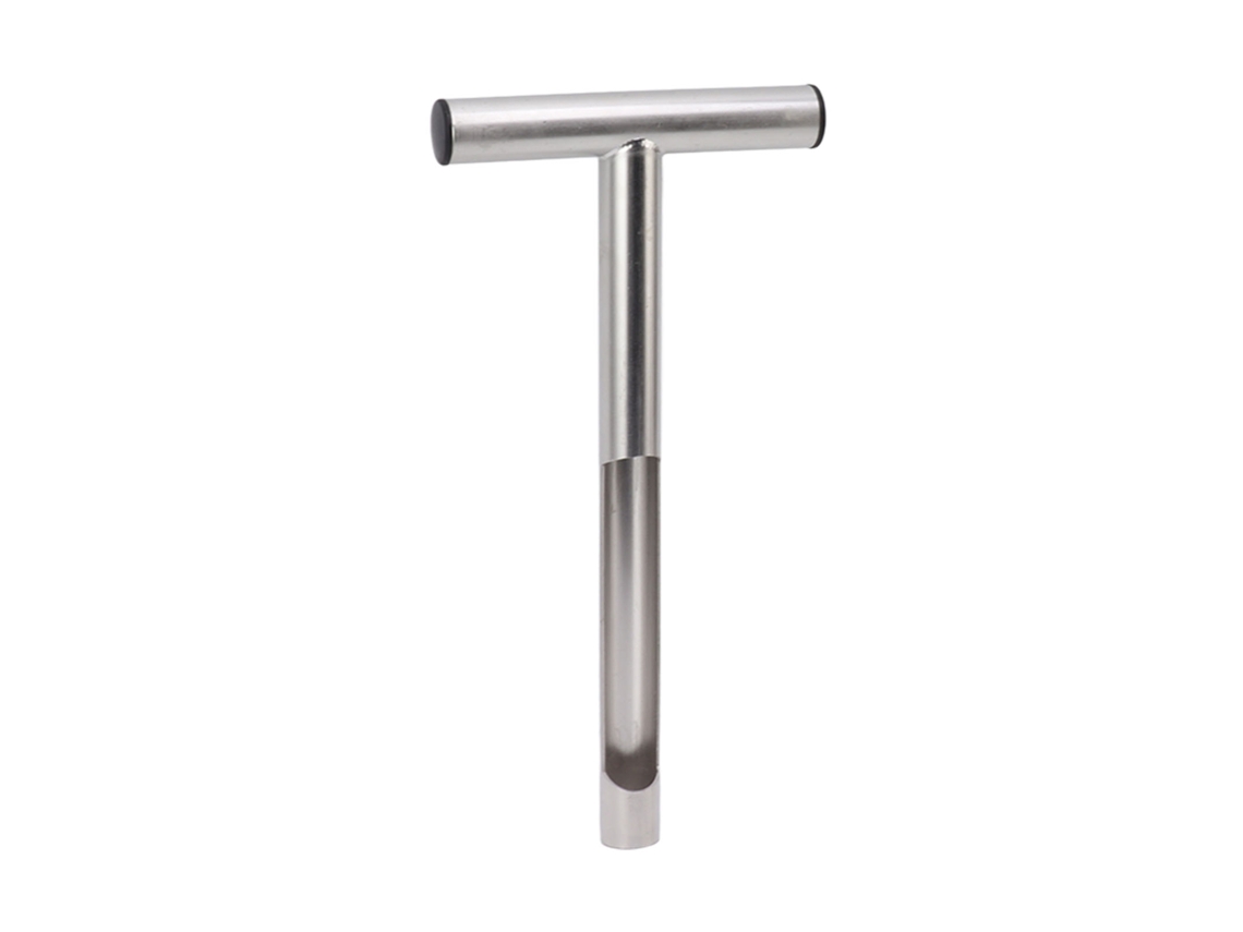 Sonda De Muestreo De Suelo De Acero Inoxidable 304 Con Mango En T Para Jardín, Huerto Y Césped, 30 Cm (12 Pulgadas)