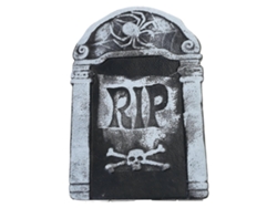 Lápida decorativa de Halloween para decoración de casa embrujada de Halloween Ly Ebike