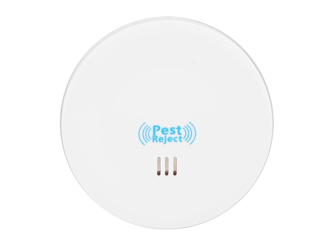 Repelente ultrasónico de mosquitos para interior y exterior, 95-250 V, con enchufe europeo.