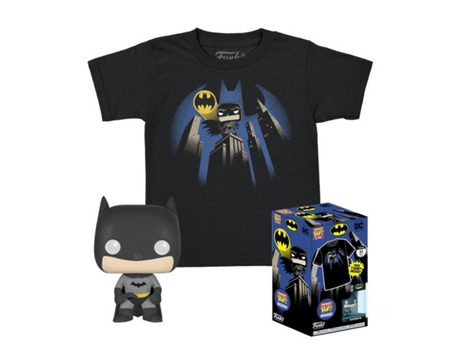 Funko Pop! Pocket Pop! Con Camiseta : Batman (Talla L/Infantil)