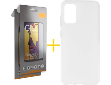 Kit Funda + 2 Protectores de Pantalla Samsung Galaxy S20 + Plus 5G SKYHE Full (Transparente)
