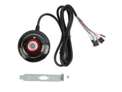 Botón De Encendido De Pc De Abs Duradero Con 2 Puertos Usb Y Audio. Instalación Sencilla Plug And Play Para Cibercafés.