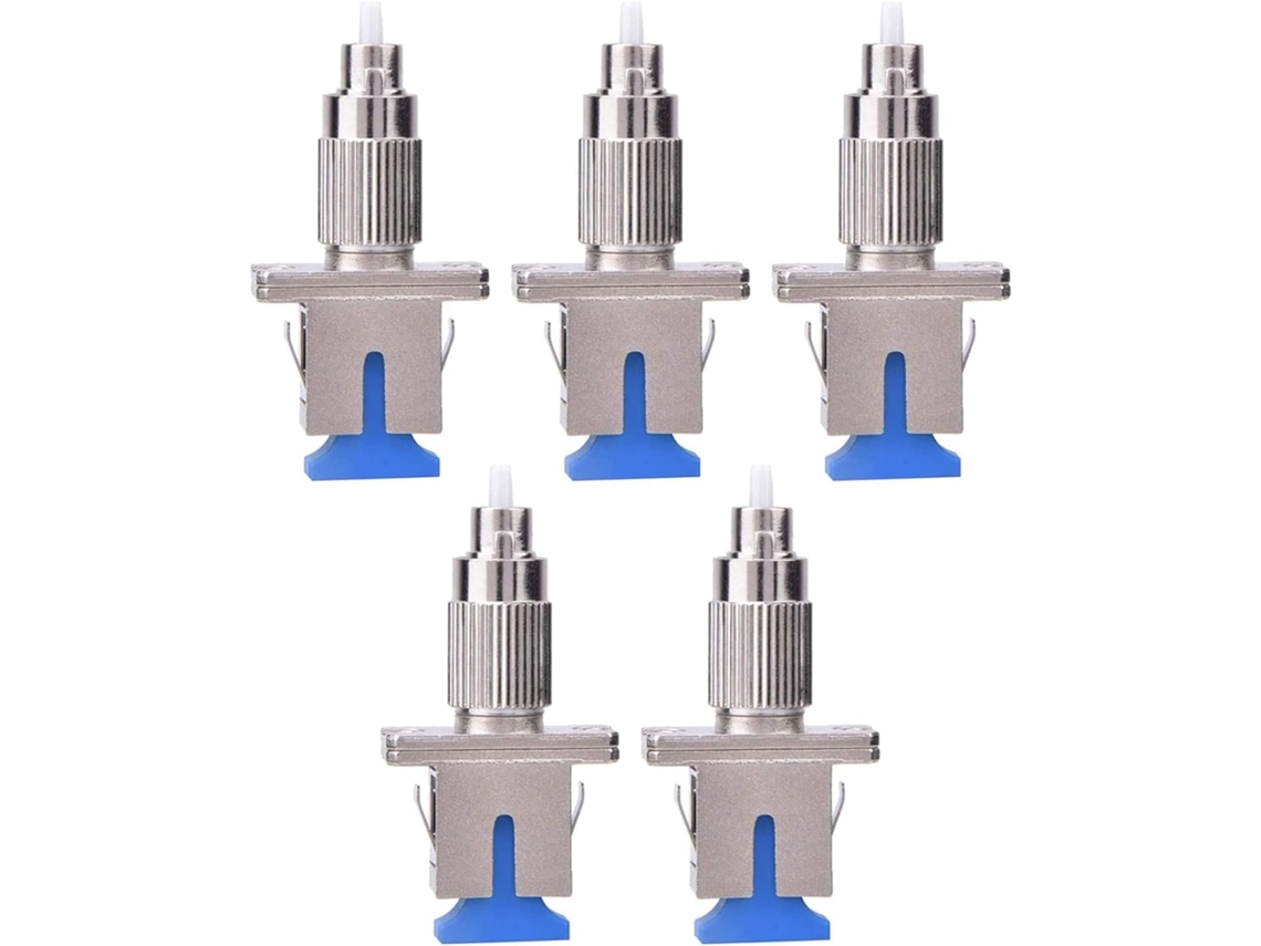 Adaptador De Fibra Óptica 5x Para Acoplador Monomodo Convertidor Híbrido Fc-sc
