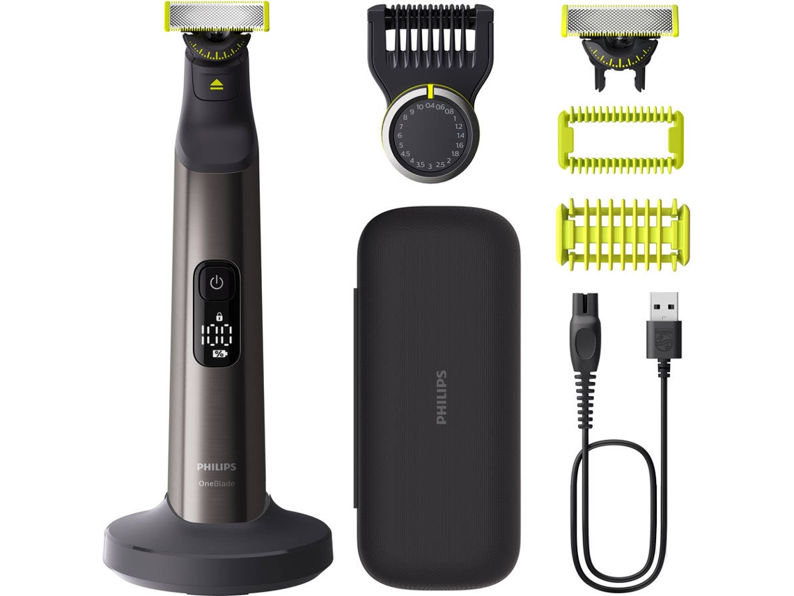 Recortadora Multifunción PHILIPS OneBlade QP6652/61 (Autonomía 120 min - Recargable)
