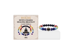 Pulsera curativa con los siete chakras para el equilibrio energético.