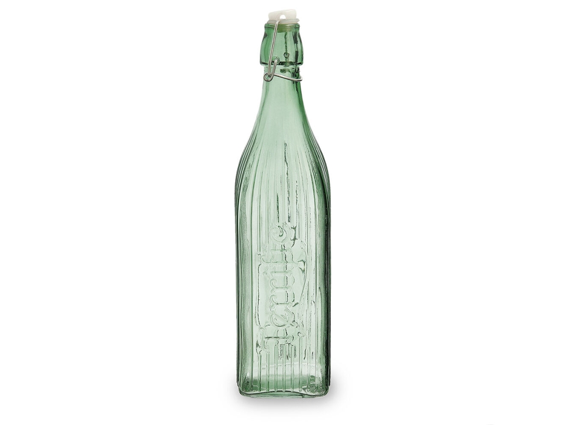 Botella QUID Viba (1 L - Verde - Vidrio)