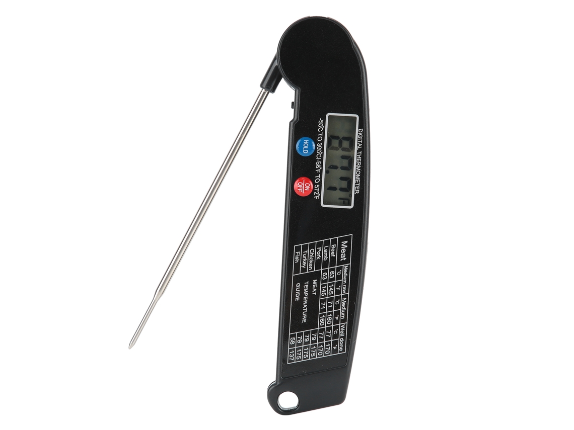 KOFIHETY Termómetro digital profesional para alimentos, termómetro de lectura para carne para cocinar en interiores y exteriores, sensor preciso para parrilla,