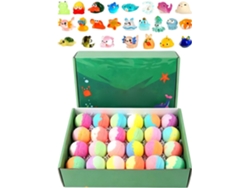 Bombas De Banho Com Brinquedos Para Meninas - 24 Peças Para A Hora Do Banho - Conjunto Para Presente