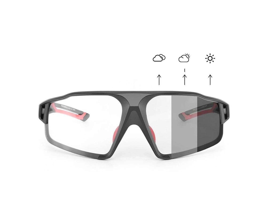 Gafas de ciclismo Rockbros 163749 (rojas)