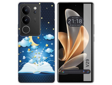Funda Diseño Cuentos para Vivo V29 5G TUMUNDOSMARTPHONE Silicona Multicolor