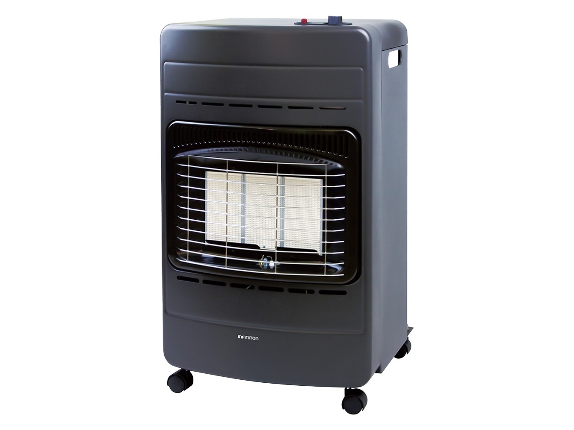 Estufa De Gas (Ceramica) INFINITON Hg-Fl3 (Negro-73,3 x 42 x 40 cm)