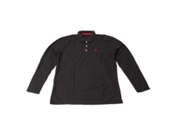 Camiseta De Manga Larga Para Hombre Con Botones, Estampados Bonitos, Estilo Casual, Xxl, Color Negro Y Rojo.