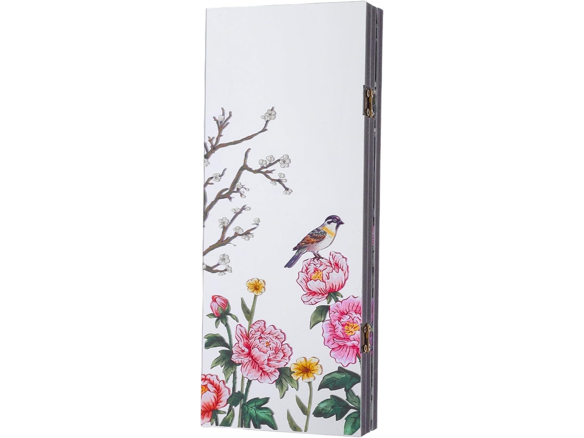 Mini biombo plegable de acrílico transparente con 3 paneles, biombo decorativo tradicional chino, SFUSHOS