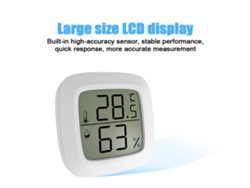 Mini Termómetro Higrómetro Digital Para Interiores: Preciso Para El Hogar, La Oficina, El Dormitorio, La Habitación Del Bebé Y El Invernadero. Monitor De Temperatura Y Humedad.