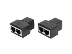 2 Divisores Ethernet Rj45, Conmutador Ethernet De 1 A 2 Modos Para Router, Tv Box, Cámara, Ordenador