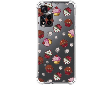Carcasa para Xiaomi Redmi Note 11 Pro+ Plus 5G TUMUNDOSMARTPHONE Dibujos Antigolpes Muffins Multicolor