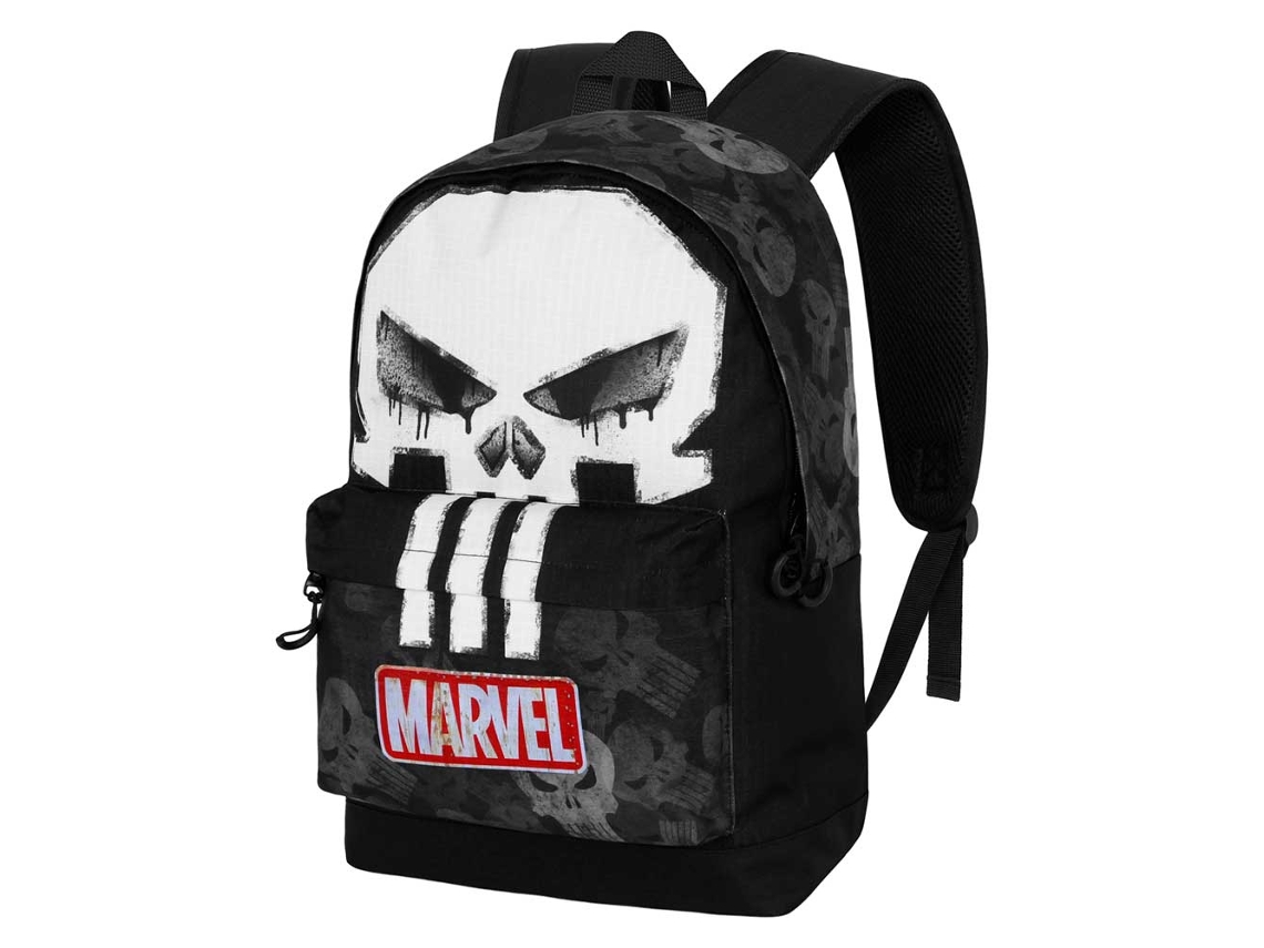 Marvel Punisher Skull Mochila HS FAN 2.2, Negro KARACTERMANIA