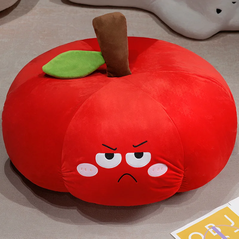 (enfadado 70cm) Cojín Para Adultos Con Forma De Manzana, Suave Y Cómodo.