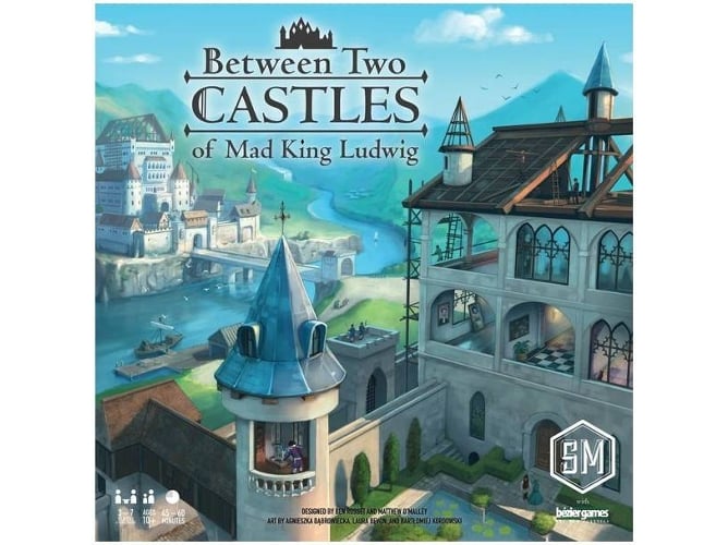 Juego de Mesa STONEMAIER GAMES Between Two Castles of Mad King Ludwig (Inglés - Edad Mínima: 10)