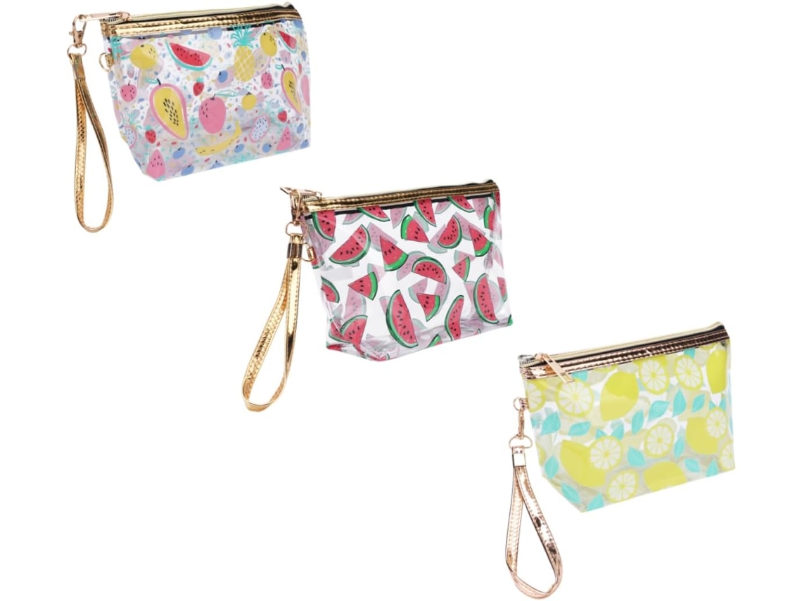 Neceser Impermeable De 3 Piezas Con Accesorios De Maquillaje, Neceser De Cosméticos Impermeable Para