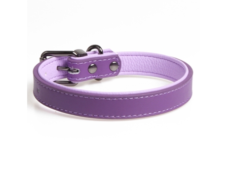 Collar De Cuero Rústico Para Perros De Tamaño Mediano ELKUAIE