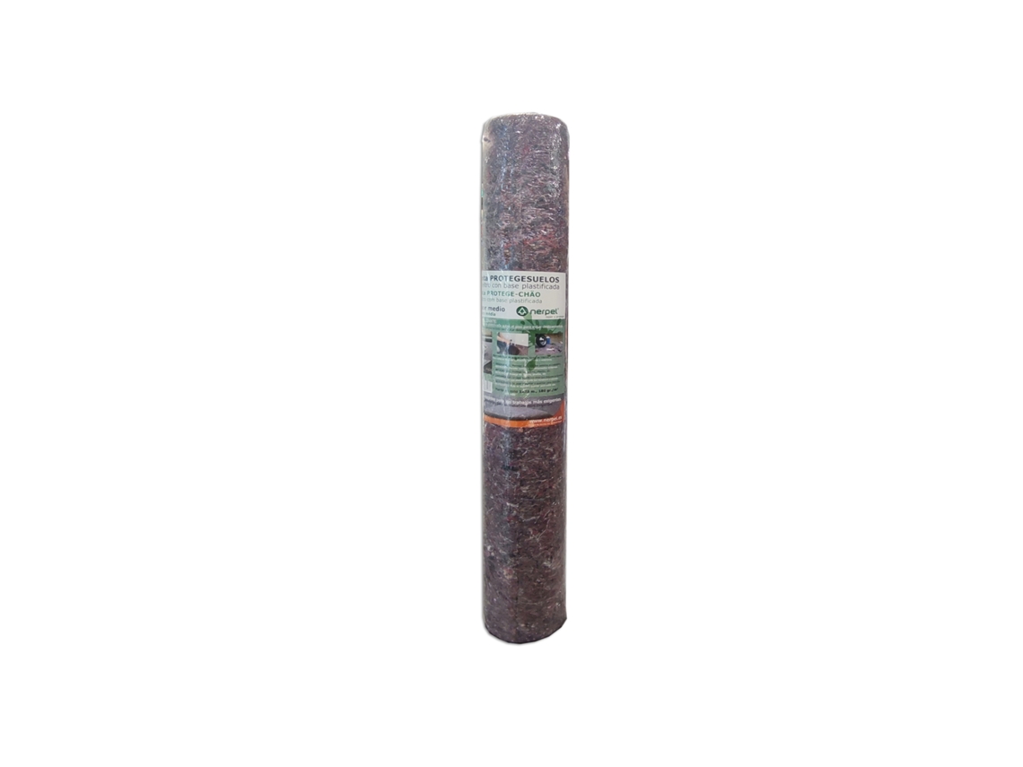 Cubierta de fieltro para proteger el suelo, 180 g, 25 m x 1 m
