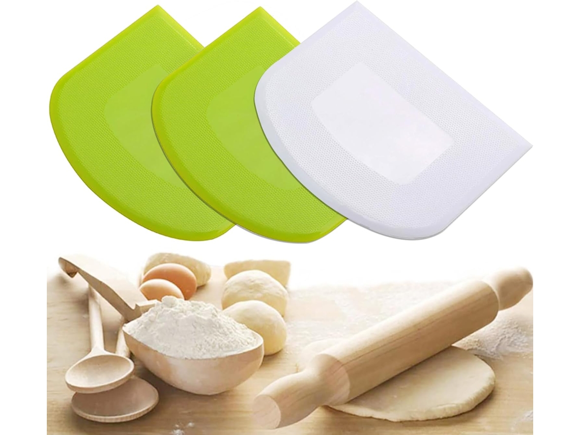 Paquete De 3 Tarjetas De Silicona Para Plastilina, Verde Y Blanco.