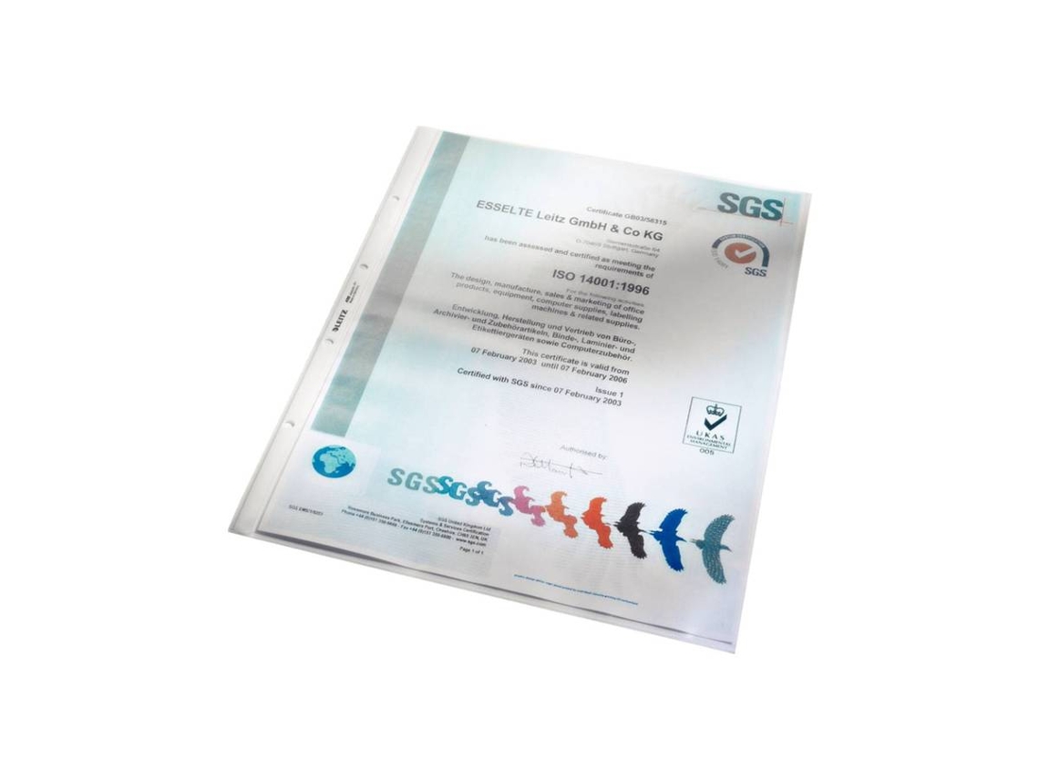 Leitz 47020000 420 x 300 Polipropileno transparente (pp) Apaisado (4702 00 00) Esselte Leitz (Álbum A3)