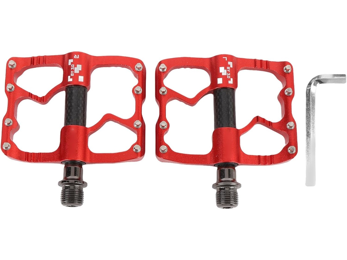 Pédales De Vtt Ligeros En Aleación De Aluminio Con 3 Rutas | Antidérapantes Diseño De Fibra