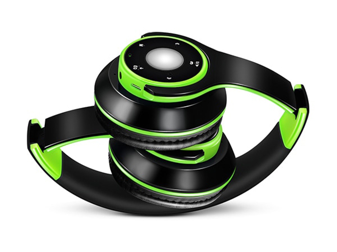 Envío Gratis Colorido Audio Estéreo Mp3 Auriculares Bluetooth Auriculares Auriculares Sd Sd Sd con Micrófono Reproducir 20 Horas