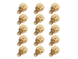 50 Piezas (m5*8mm) De Tornillos De Mariposa Planos Engrasados De Cobre Puro Stededer Elements
