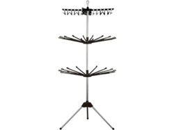 Tendedero Plegable Con Soporte Para Calcetines Perchero Portatil 3 Alturas En Acero, Tenderetes De Ropa Para Interior Y Exterior
