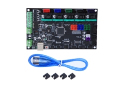 Placa mãe Controladora Mks Gen V1.4 Ramps1.4 para Impressora 3d 20x10x14cm 215g