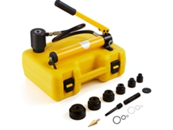 Punzonadora hidráulica de 10t con matrices de acero para acero y acero inoxidable Tekmaquinas