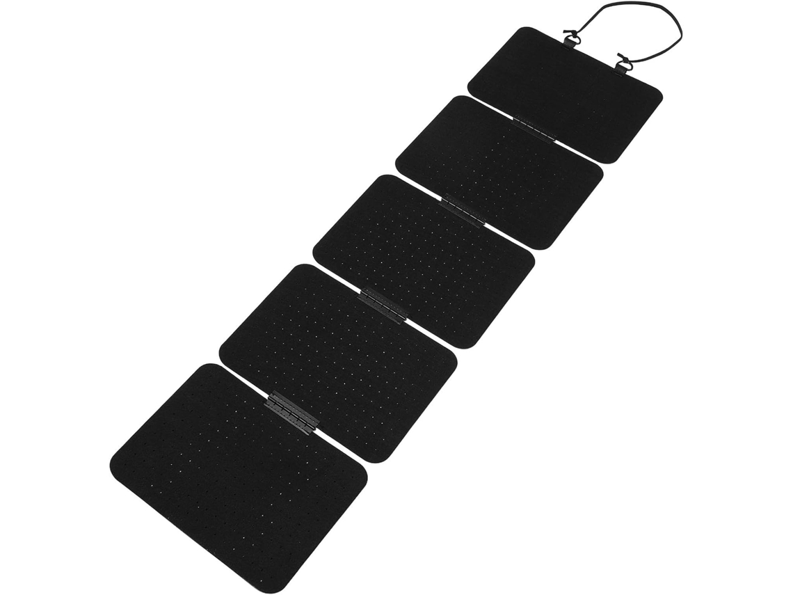 Organizador Joyas Pared Bolsa Almacenamiento Portátil Fieltro Negro Arreglo Versátil Broches Collares