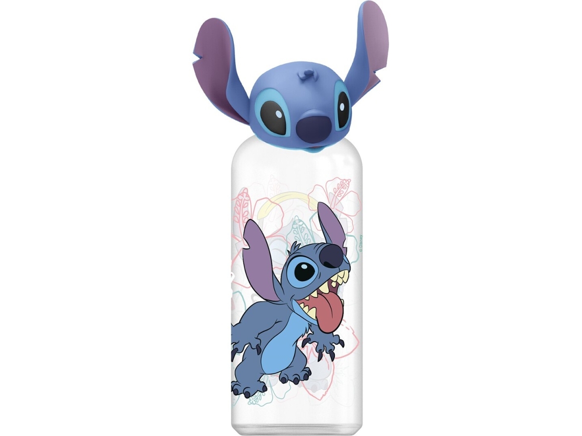 Vaso DISNEY Stitch C/Tapa 3D y Pajita 560Ml 74860