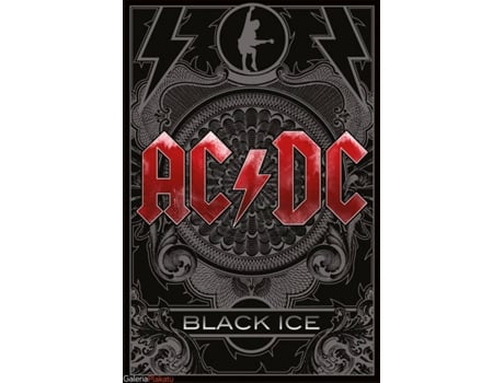 Póster GF Ac / Dc Hielo Negro (61x91.5 cm)