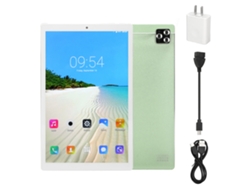 Tableta verde de 10,1 pulgadas, 4 GB de RAM, 64 GB de ROM, CPU de 10 núcleos, wifi 5G, luz dorada