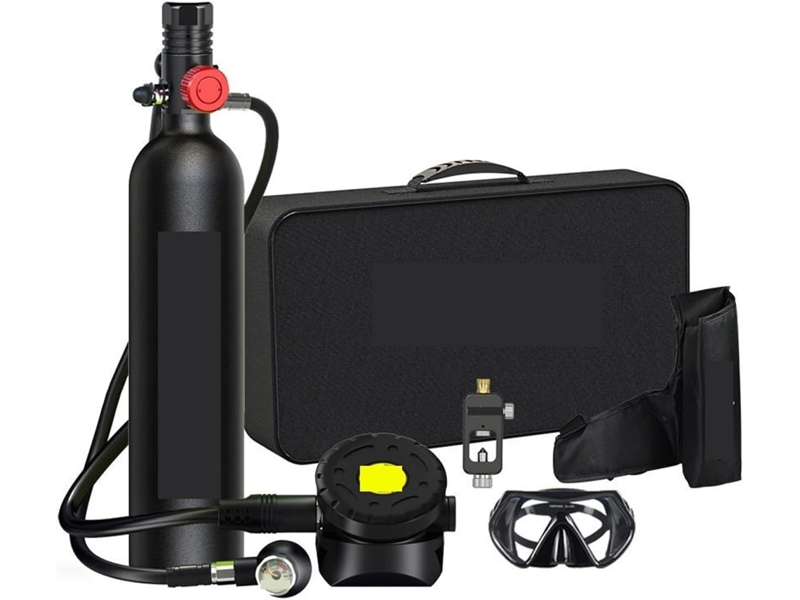Minibotella De Buceo, Rebreather Portátil De 1 Litro, Respirador De Cilindro