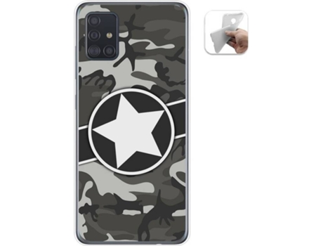 Carcasa Samsung Galaxy A51 5G TUMUNDOSMARTPHONE Camuflaje 02 Multicolor