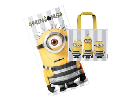 Gru Mi Villano Favorito 3 Jail Set Bolsa de Playa & Toalla, Amarillo