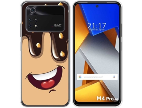 Carcasa para Xiaomi Poco M4 Pro 4G TUMUNDOSMARTPHONE Dibujos Helado Chocolate Multicolor