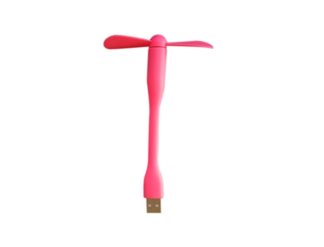 Mini ventilador USB ultra silencioso y seguro, ventilador de bolsillo portátil desmontable para viajes, camping, pesca (rosa) ZMDECQNA